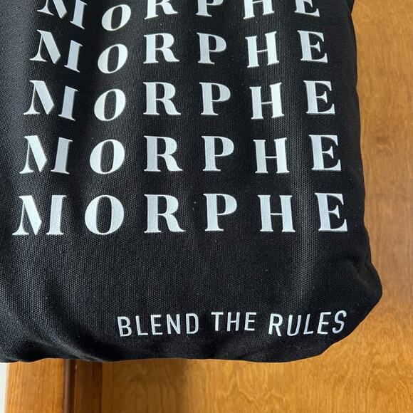 MORPHE x JAMES CHARLES NWT Blend the Rules Tote Bag Black‎ White Reusable - Picture 4 of 10